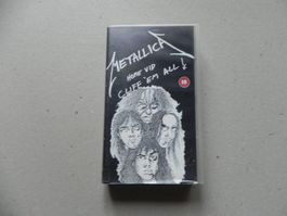 VHS Music Video Kassette Metallica 1988 Cliff `em all / LP